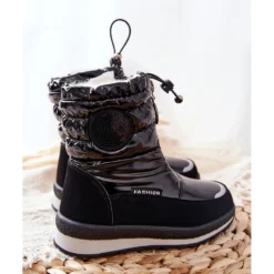 PE1 Bottes De Neige Chaudes Hautes En Laine Noir Lucia Le Noir -Lumière Écarlate Bottes pe1 bottes de neige chaudes hautes en laine noir lucia le noir 3 2000x2000 1