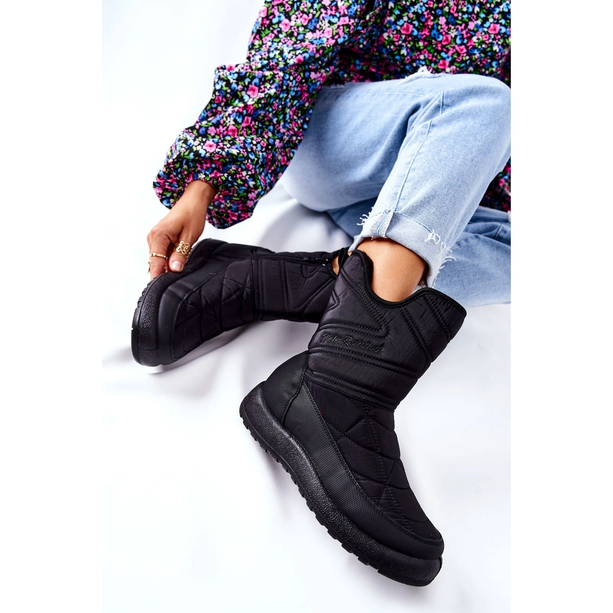 PE1 Bottes De Neige Chaudes Noires Winessa High Le Noir 1 PE1 Bottes De Neige Chaudes Noires Winessa High Le Noir