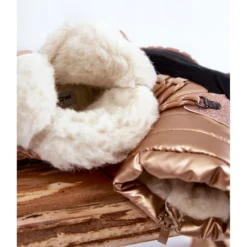 PE1 Bottes De Neige Dorées Leena Warm Pour Enfant Avec Fermeture éclair D'or -Lumière Écarlate Bottes pe1 bottes de neige dorees leena warm pour enfant avec fermeture eclair dor 5 2000x2000 1