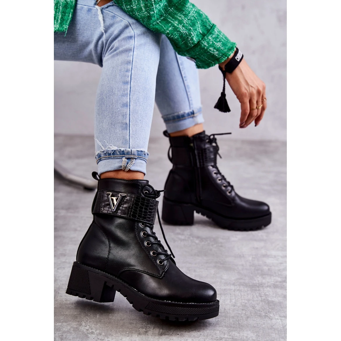 PG1 Bottes En Cuir Avec Réchauffement Ramsey Noir Avec Fermeture Éclair Le Noir 11 PG1 Bottes En Cuir Avec Réchauffement Ramsey Noir Avec Fermeture Éclair Le Noir – Image 11