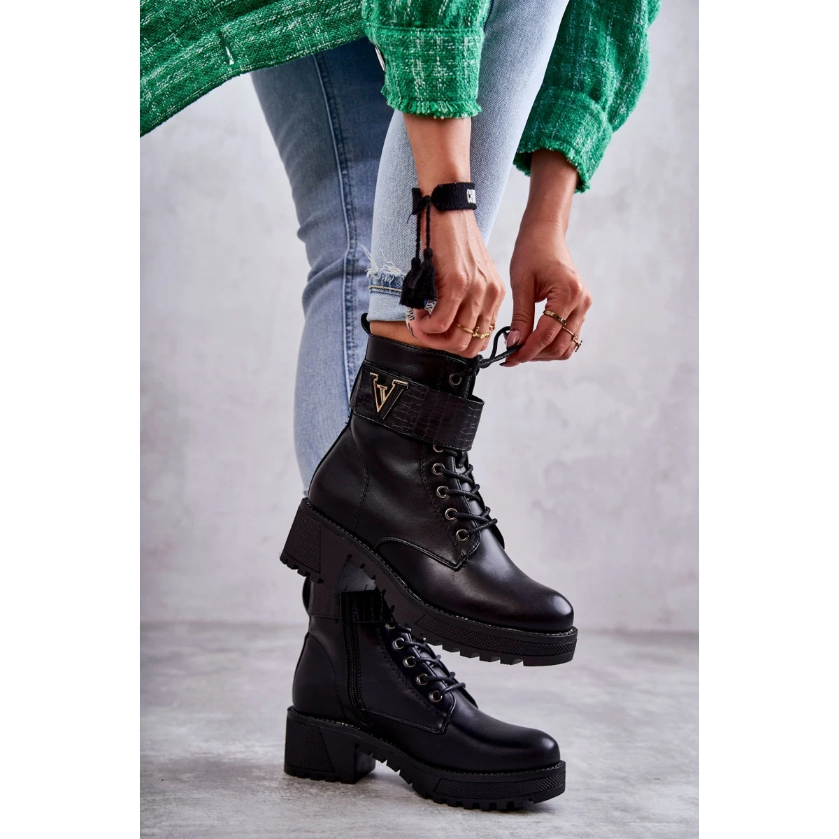 PG1 Bottes En Cuir Avec Réchauffement Ramsey Noir Avec Fermeture Éclair Le Noir 9 PG1 Bottes En Cuir Avec Réchauffement Ramsey Noir Avec Fermeture Éclair Le Noir – Image 9