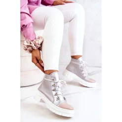 PK1 Bottes En Cuir Argentées Letty Beige -Lumière Écarlate Bottes pk1 bottes en cuir argentees letty beige 5 2000x2000 1