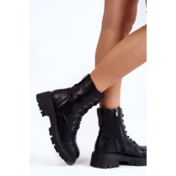 PL4 Bottes Chaudes En Cuir La.Fi 250044B-PU Noir Le Noir -Lumière Écarlate Bottes pl4 bottes chaudes en cuir la fi 250044b pu noir le noir 7 2000x2000 1