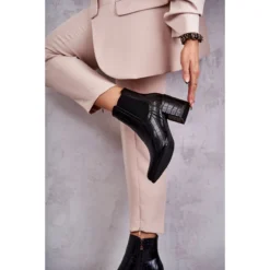 PL4 Bottes En Cuir Serpent La.Fi 260038B-XC Noir Le Noir -Lumière Écarlate Bottes pl4 bottes en cuir serpent la fi 260038b xc noir le noir 5 2000x2000 1