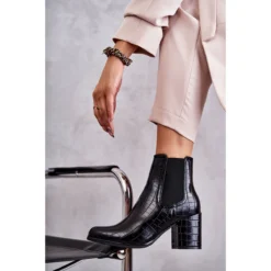 PL4 Bottes En Cuir Serpent La.Fi 260038B-XC Noir Le Noir -Lumière Écarlate Bottes pl4 bottes en cuir serpent la fi 260038b xc noir le noir 6 2000x2000 1