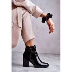 PL4 Bottes Laquées à La Mode La.Fi 260037B-LA Noir Le Noir