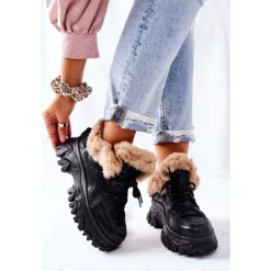 PM1 Bottes Chaudes Noires Pour Femmes Limerick Le Noir -Lumière Écarlate Bottes pm1 bottes chaudes noires pour femmes limerick le noir 6 2000x2000 1