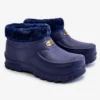 PM2 Tanyo Bottes De Pluie En Mousse Isolées Pour Hommes Bleu Marine
