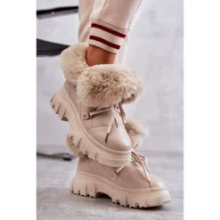 PS1 Bottes Chaudes Beige Charles Trappers