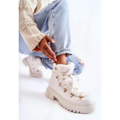 PS1 Bottes Chaudes En Eco-cuir Trappers Blanc Arisa Blanche -Lumière Écarlate Bottes ps1 bottes chaudes en eco cuir trappers blanc arisa blanche 3 2000x2000 1