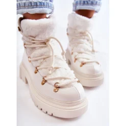 PS1 Bottes Chaudes En Eco-cuir Trappers Blanc Arisa Blanche -Lumière Écarlate Bottes ps1 bottes chaudes en eco cuir trappers blanc arisa blanche 7 2000x2000 1