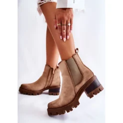 PS1 Bottes Chaudes Pour Femmes Avec Fermeture à Glissière Beige Lenaris Brun -Lumière Écarlate Bottes ps1 bottes chaudes pour femmes avec fermeture a glissiere beige lenaris brun 4 2000x2000 1