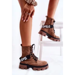 PS1 Bottes Hautes En Daim Avec Réchauffement Danity Marron Brun -Lumière Écarlate Bottes ps1 bottes hautes en daim avec rechauffement danity marron brun 5 2000x2000 1