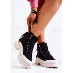 PS1 Bottes Noires Nouées Faithfull Le Noir -Lumière Écarlate Bottes ps1 bottes noires nouees faithfull le noir 3 2000x2000 1