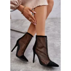 PS2 Bottes à Talons Hauts Pour Femmes à La Mode Avec Maille Noire Rummi 23 PS2 Bottes à Talons Hauts Pour Femmes à La Mode Avec Maille Noire Rummi -Lumière Écarlate Bottes ps2 bottes a talons hauts pour femmes a la mode avec maille noire rummi 10 2000x2000 1