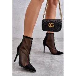 PS2 Bottes à Talons Hauts Pour Femmes à La Mode Avec Maille Noire Rummi 21 PS2 Bottes à Talons Hauts Pour Femmes à La Mode Avec Maille Noire Rummi -Lumière Écarlate Bottes ps2 bottes a talons hauts pour femmes a la mode avec maille noire rummi 8 2000x2000 1