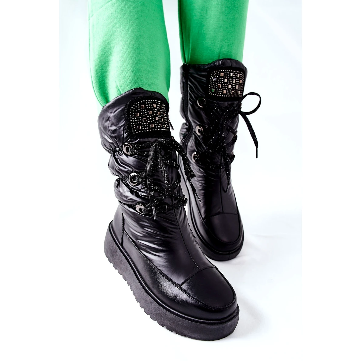 S.Barski Bottes De Neige Chaudes Noires Pour Femmes Chardonnay Le Noir 3 S.Barski Bottes De Neige Chaudes Noires Pour Femmes Chardonnay Le Noir – Image 3