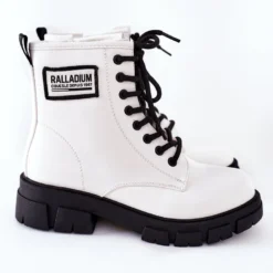 S.Barski Bottes Isolées Blanches Pour Enfants Fincastle -Lumière Écarlate Bottes s barski bottes isolees blanches pour enfants fincastle 6 2000x2000 1