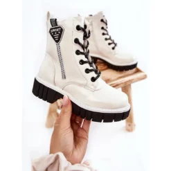 S.Barski Bottes Laquées Blanc Chaud Avec Fermeture Éclair Marcella Blanche -Lumière Écarlate Bottes s barski bottes laquees blanc chaud avec fermeture eclair marcella blanche 3 2000x2000 1