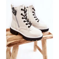 S.Barski Bottes Laquées Blanc Chaud Avec Fermeture Éclair Marcella Blanche -Lumière Écarlate Bottes s barski bottes laquees blanc chaud avec fermeture eclair marcella blanche 5 2000x2000 1