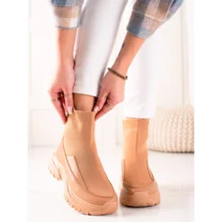 Seastar Bottes à Enfiler Avec Une Chaussette Brun -Lumière Écarlate Bottes seastar bottes a enfiler avec une chaussette brun 3 2000x2000 1