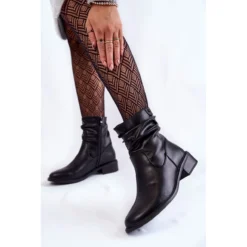 Produits populaires -Lumière Écarlate Bottes sergio leone bottes a talon plat froissees pour femmes noir sersa le noir 2 2000x2000 1