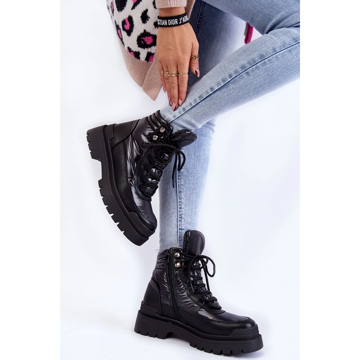 Sergio Leone Bottes Femme Sur La Plateforme Noir Nerina Le Noir 2 Sergio Leone Bottes Femme Sur La Plateforme Noir Nerina Le Noir – Image 2