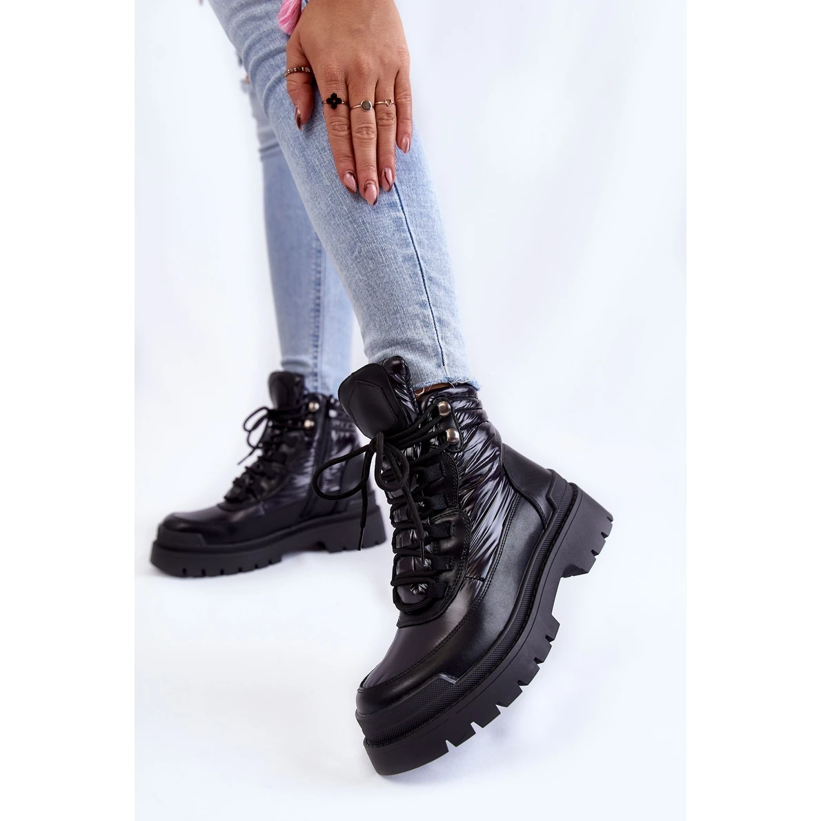 Sergio Leone Bottes Femme Sur La Plateforme Noir Nerina Le Noir 3 Sergio Leone Bottes Femme Sur La Plateforme Noir Nerina Le Noir – Image 3