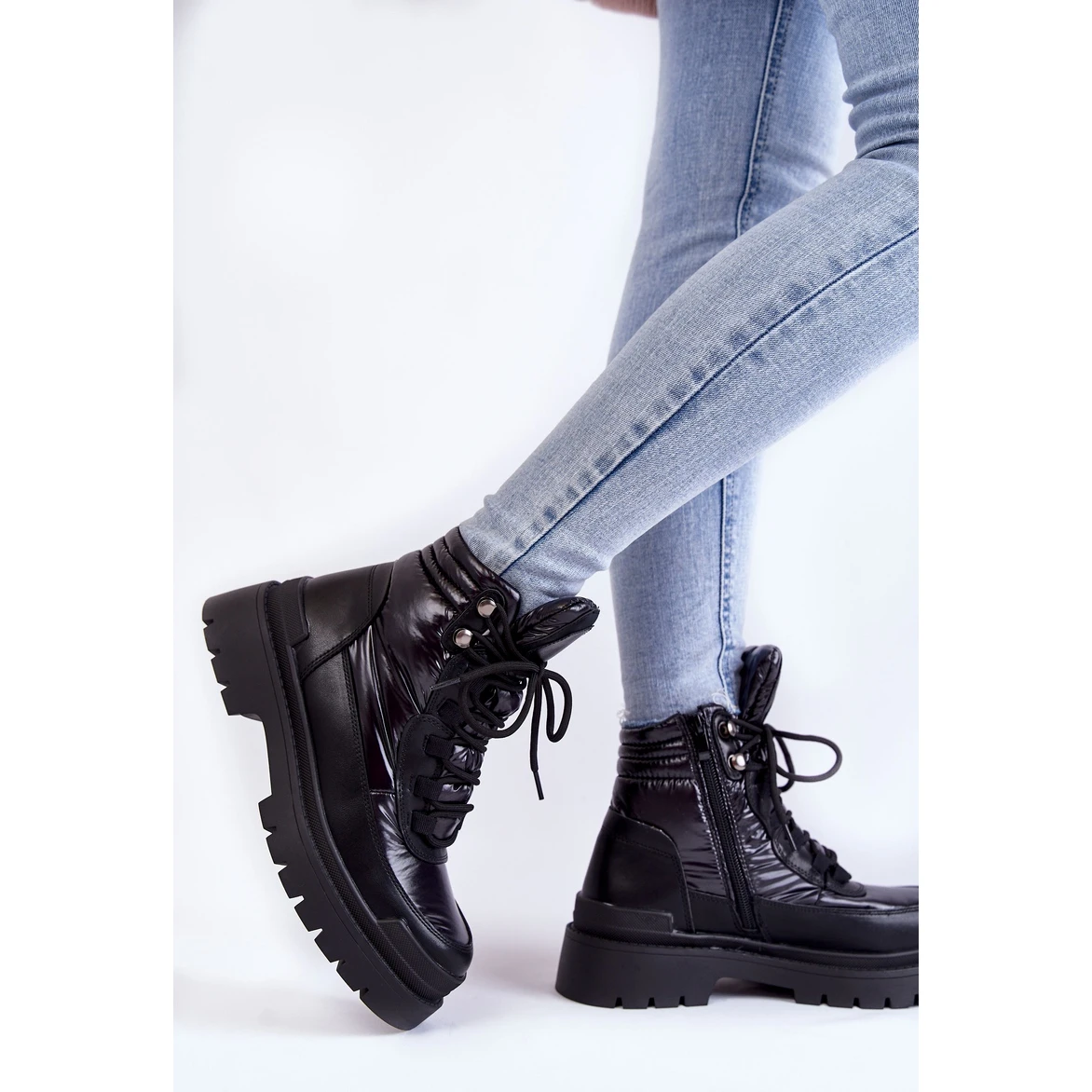 Sergio Leone Bottes Femme Sur La Plateforme Noir Nerina Le Noir 4 Sergio Leone Bottes Femme Sur La Plateforme Noir Nerina Le Noir – Image 4