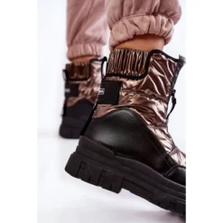 Vinceza Bottes De Neige Confortables Pour Femme, Marron Et Noir Elodia Brun Le Noir Multicolore -Lumière Écarlate Bottes vinceza bottes de neige confortables pour femme marron et noir elodia brun le noir multicolore 3 2000x2000 1