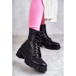 Vinceza Bottes En Cuir Sur Fermeture éclair Tonje Noire Le Noir