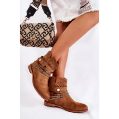 WS1 Bottes En Daim Sur Un Coin Caché Verine Marron Brun -Lumière Écarlate Bottes ws1 bottes en daim sur un coin cache verine marron brun 3 2000x2000 2